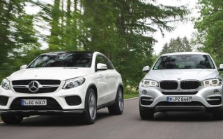 Mercedes GLE Coupe и BMW X6